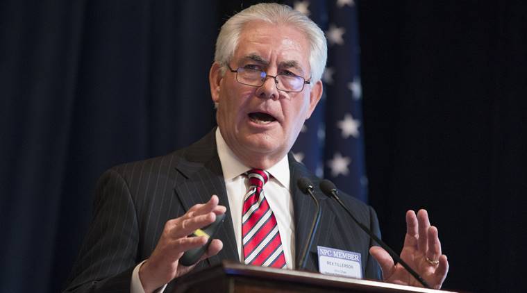 ಅಮೆರಿಕ: ವಿದೇಶಾಂಗ ಕಾರ್ಯದರ್ಶಿ ಹುದ್ದೆಗೆ ಎಕ್ಸಾನ್ ಮೊಬೈಲ್ ಸಿಇಒ ರೆಕ್ಸ್ ಟಿಲರ್‌ಸನ್?