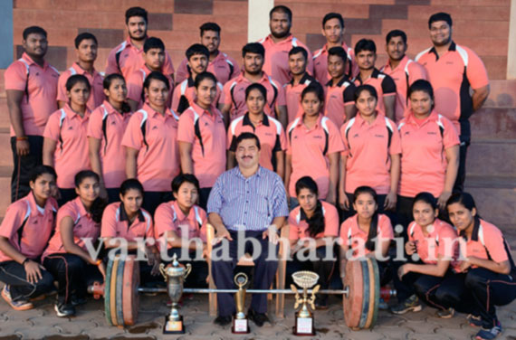 ವೇಯ್ಟ್ ಲಿಫ್ಟಿಂಗ್ : ಆಳ್ವಾಸ್ ಕಾಲೇಜಿಗೆ ಸಮಗ್ರ ತಂಡ ಪ್ರಶಸ್ತಿ