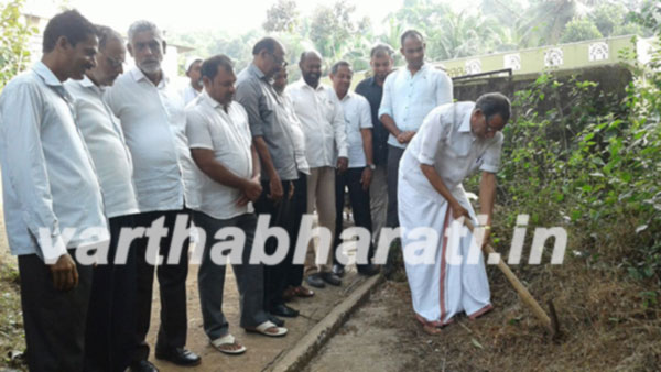 ಮುಡಿಪು : ತಡೆಗೋಡೆ ರಚನೆ ಕಾಮಗಾರಿಗೆ ಶಿಲಾನ್ಯಾಸ