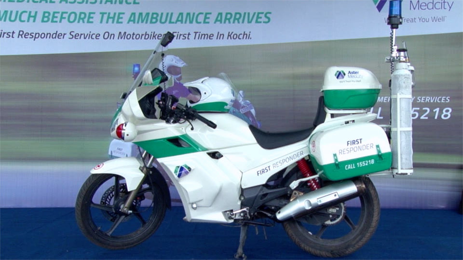 ಕೇರಳದಲ್ಲಿ ರಾಷ್ಟ್ರೀಯ ಹೆದ್ದಾರಿಗಳಲ್ಲಿ  ಬೈಕ್  ಆಂಬುಲೆನ್ಸ್‌ ಸೇವೆ