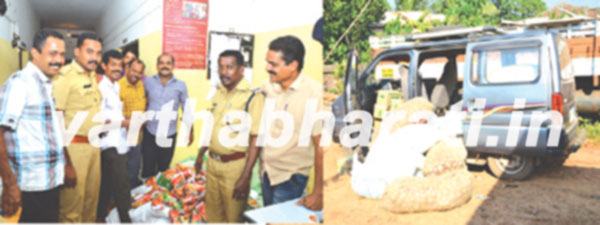 ಬೃಹತ್ ಪ್ರಮಾಣದ ಪಾನ್ ಮಸಾಲೆ ವಶ: ಬದಿಯಡ್ಕದಲ್ಲಿ ಓರ್ವ ಬಂಧನ