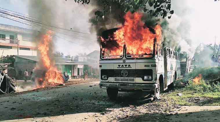 ಮಣಿಪುರ: ಮೂರು ಸರಕಾರಿ ಕಚೇರಿಗಳಿಗೆ ಬೆಂಕಿ