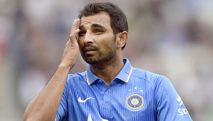 ಭಾರತದ ವೇಗದ ಬೌಲರ್ ಮುಹಮ್ಮದ್ ಶಮಿ ಅಲಭ್ಯ