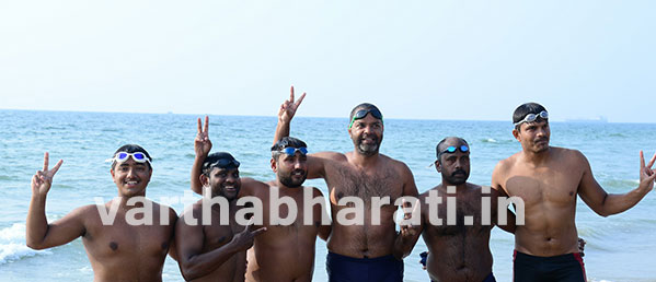 ಅರಬ್ಬಿ ಸಮುದ್ರದಲ್ಲಿ 1031 ಕಿ.ಮೀ ಈಜಿ ವಿಶ್ವ ದಾಖಲೆ ನಿರ್ಮಿಸಿದ ‘ಸಿ ಹ್ಯಾಕ್ ತಂಡ ’