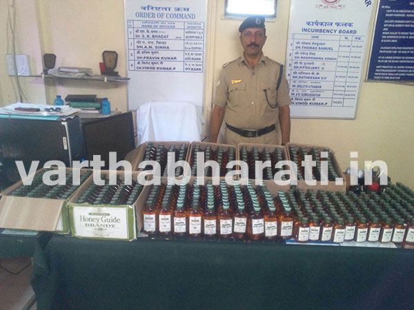 ರೈಲಿನಲ್ಲಿ ಅಕ್ರಮ ಮದ್ಯ ವಶ