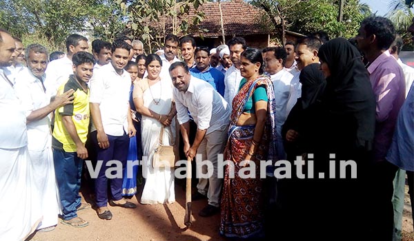 ಮೋಂಟುಗೋಳಿ-ಸೈಟ್ ರಸ್ತೆಗೆ ಸಚಿವ ಖಾದರ್ ಶಿಲಾನ್ಯಾಸ