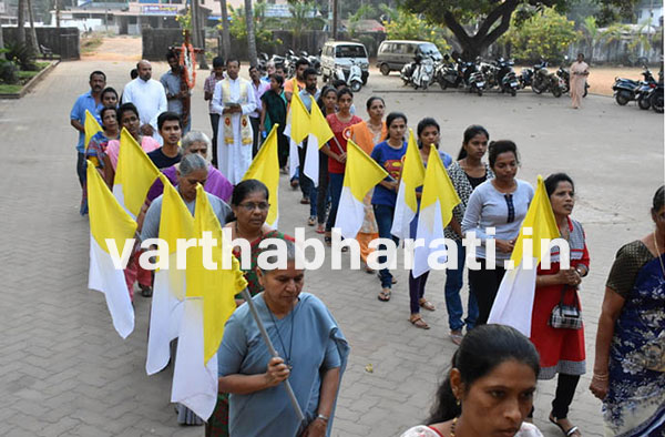 ಸಾಸ್ತಾನ: ಪವಿತ್ರ ಶಿಲುಬೆಗೆ ಅದ್ದೂರಿ ಸ್ವಾಗತ