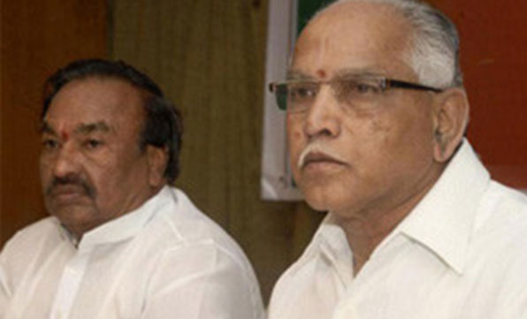 ಬಿ.ಎಸ್.ಯಡಿಯೂರಪ್ಪ - ಕೆ.ಎಸ್.ಈಶ್ವರಪ್ಪ ಕಲಹ : ಜಾಣ ಮೌನಕ್ಕೆ ಶರಣಾದರಾ ಬಿಜೆಪಿಯ ಮುಖಂಡರು?