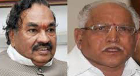 ಬಿಎಸ್‌ವೈ-ಈಶ್ವರಪ್ಪ ನಡುವಿನ ಸಂಘರ್ಷ  : ಬಿಕ್ಕಟ್ಟು ಶಮನಕ್ಕೆ ಆರೆಸ್ಸೆಸ್ ಮಧ್ಯ ಪ್ರವೇಶ