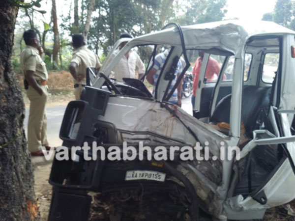 ಮರಕ್ಕೆ ಓಮ್ನಿ ಢಿಕ್ಕಿ: ಓರ್ವ ಸಾವು