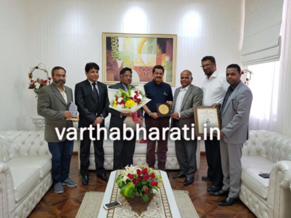 ಬಿಡಬ್ಲ್ಯೂಎಫ್ ವತಿಯಿಂದ ತುಂಬೆ ಮೊಯ್ದಿನ್ ರಿಗೆ ಸನ್ಮಾನ