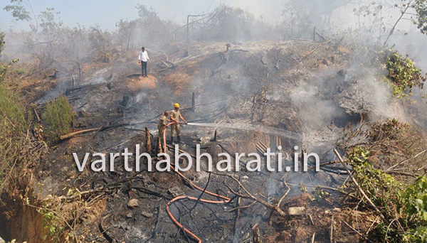 ಫರಂಗಿಪೇಟೆಯಲ್ಲಿ ಎರಡು ಎಕ್ರೆ ಗುಡ್ಡೆ ಬೆಂಕಿಗಾಹುತಿ