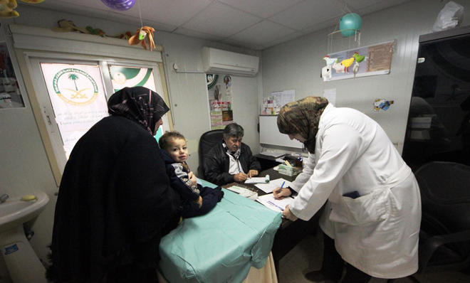 ಸೌದಿ ಕ್ಲಿನಿಕ್‌ಗಳಿಂದ 3,034 ಸಿರಿಯ ನಿರಾಶ್ರಿತರಿಗೆ ಚಿಕಿತ್ಸೆ