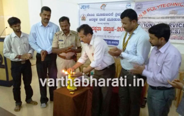 ಜೇಸಿಐ ರಸ್ತೆ ಸುರಕ್ಷತಾ ಸಪ್ತಾಹಕ್ಕೆ ಚಾಲನೆ