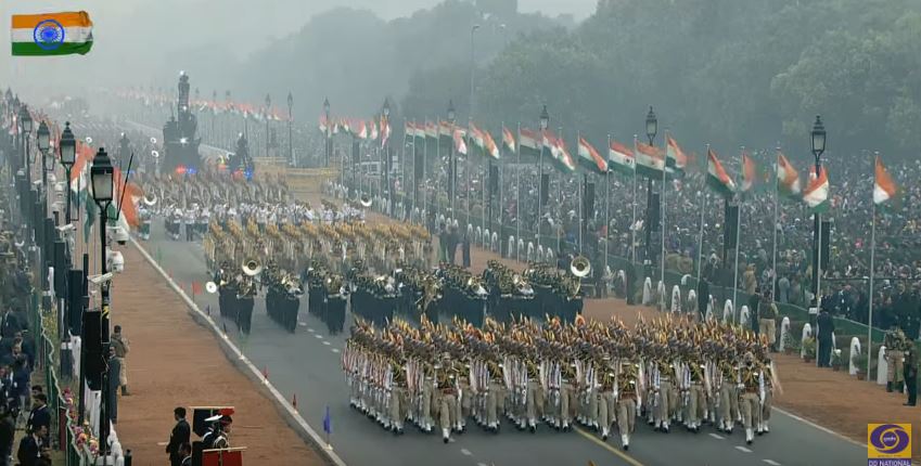 ರಾಜ್ ಪಥ್ ನಲ್ಲಿ ಆಕರ್ಷಕ ಪಥ ಸಂಚಲನ; ಸೇನಾಶಕ್ತಿ ಅನಾವರಣ