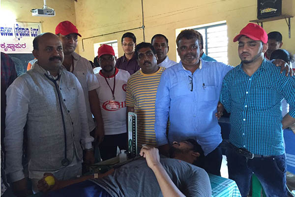 ಕೃಷ್ಣಾಪುರ: ರಕ್ತದಾನ ಶಿಬಿರ