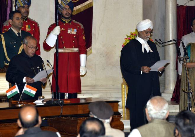 ಭಾರತದ ಮುಖ್ಯ ನ್ಯಾಯಾಧೀಶರಾಗಿ ಜೆ.ಎಸ್. ಖೇಹರ್ ಪ್ರಮಾಣ ವಚನ