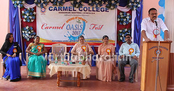 ರಾಷ್ಟ್ರಮಟ್ಟದ ಅಂತರ ಕಾಲೇಜು ಸ್ಪರ್ಧೆ ಓಯಸಿಸ್ 2017 ಉದ್ಘಾಟನೆ