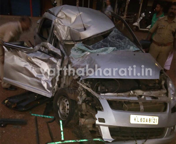 ಲಾರಿ - ಕಾರು ಢಿಕ್ಕಿ : ಓರ್ವ ಸಾವು