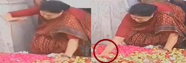 ​ಅಮ್ಮಾ ಸಮಾಧಿಗೆ ಮೂರು ಬಾರಿ ಕೈತಟ್ಟಿ  ಚಿನ್ನಮ್ಮ ಶಪಥ...!