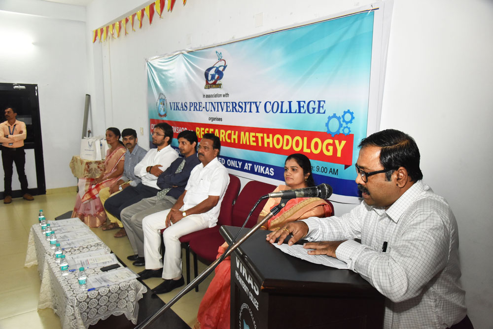 ವಿಕಾಸ್ ಕಾಲೇಜು: ‘ರೀಸರ್ಚ್ ಮೆತಡೋಲಜಿ’ ಕಾರ್ಯಾಗಾರ