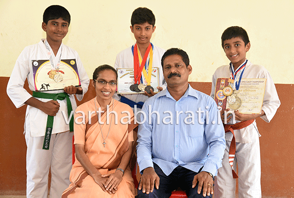 ಕರಾಟೆ: ಸೆಬಾಸ್ಟಿಯನ್ ಶಾಲಾ ವಿದ್ಯಾರ್ಥಿಗಳ ಸಾಧನೆ