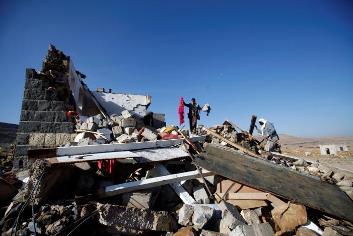 ಯಮನ್: ಅಂತ್ಯ ಸಂಸ್ಕಾರ ಮನೆಯ ಮೇಲೆ ಬಾಂಬ್; 10 ಸಾವು