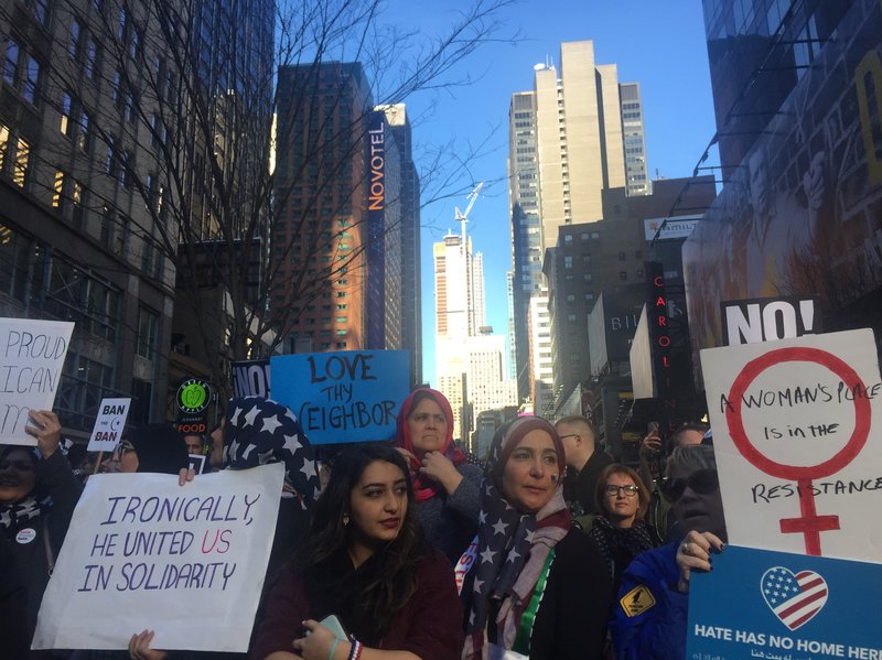 ‘ನಾನೂ ಮುಸ್ಲಿಂ’: ನ್ಯೂಯಾರ್ಕ್‌ನಲ್ಲಿ ಸಾವಿರಾರು ಮುಸ್ಲಿಮೇತರರಿಂದ ರ‍್ಯಾಲಿ