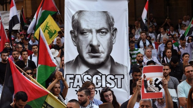 ಸಿಡ್ನಿ: ನೆತನ್ಯಾಹು ವಿರುದ್ಧ ಬೃಹತ್ ಪ್ರತಿಭಟನೆ