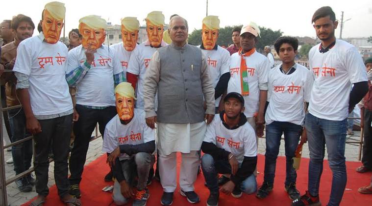 ಉತ್ತರ ಪ್ರದೇಶದಲ್ಲಿ ಹಿಂದುತ್ವ ಕಾರ್ಯಕರ್ತರಿಂದ ಬಿಜೆಪಿಗಾಗಿ ಟ್ರಂಪ್ ಸೇನಾ