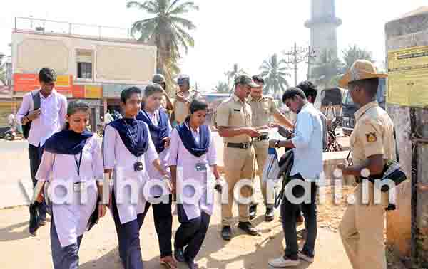 ‘ಖಾಕಿ’ ಸರ್ಪಗಾವಲಿನಲ್ಲಿ ಸಹ್ಯಾದ್ರಿ ಕಾಲೇಜು ಪುನಾರಂಭ