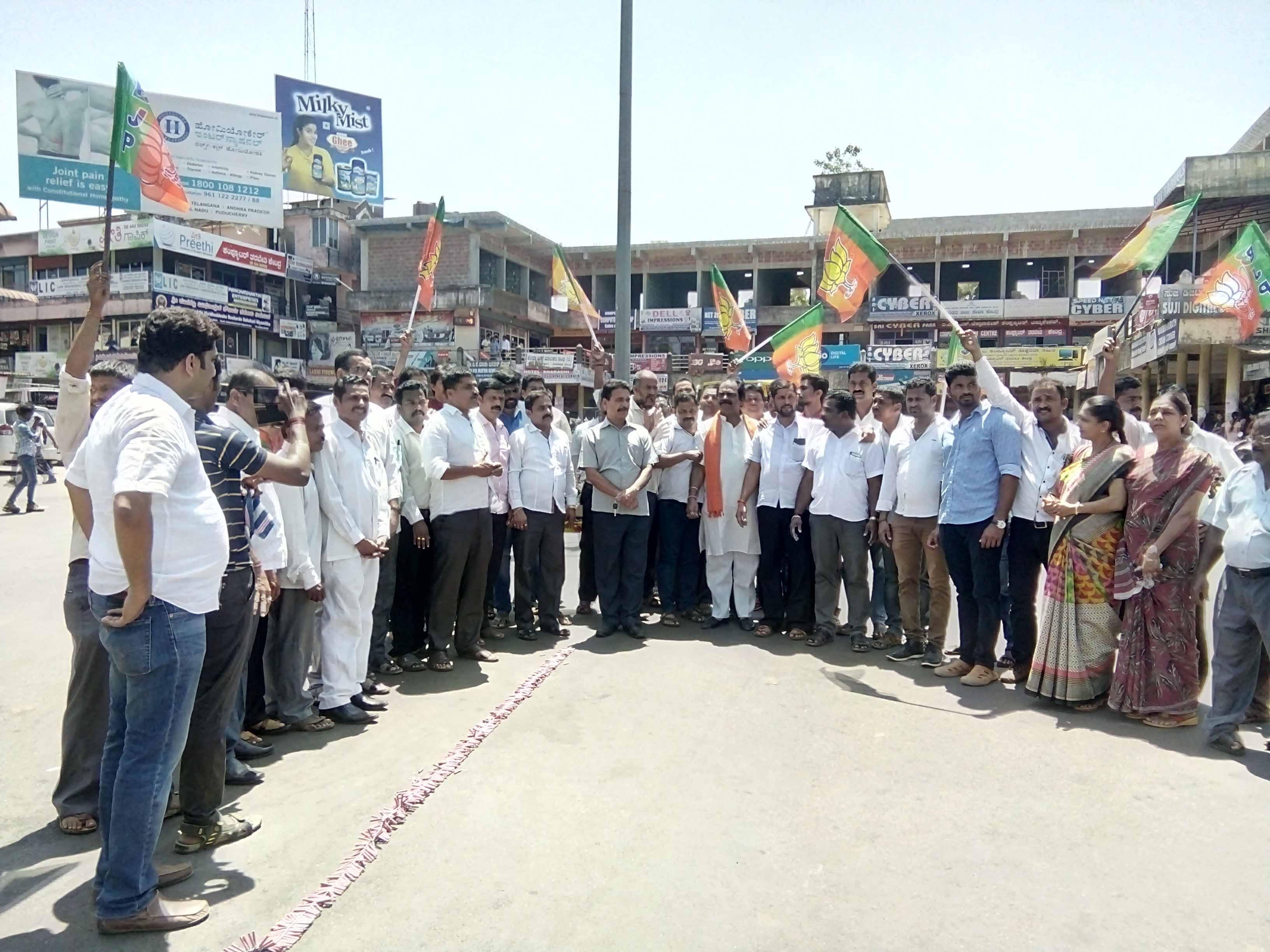 ಚುನಾವಣೆ ಫಲಿತಾಂಶ : ಮೂಡುಬಿದಿರೆ ಬಿಜೆಪಿಯಿಂದ ವಿಜಯೋತ್ಸವ
