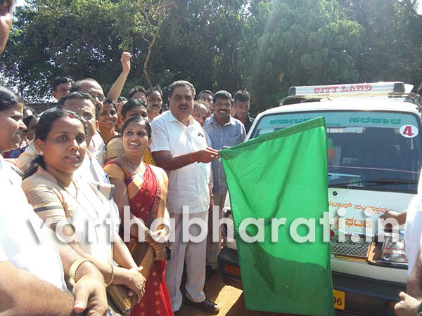 ಸಂಚಾರಿ ಆರೋಗ್ಯ ಘಟಕ ಸೇವೆಗೆ ಸಚಿವ ರೈ ಚಾಲನೆ