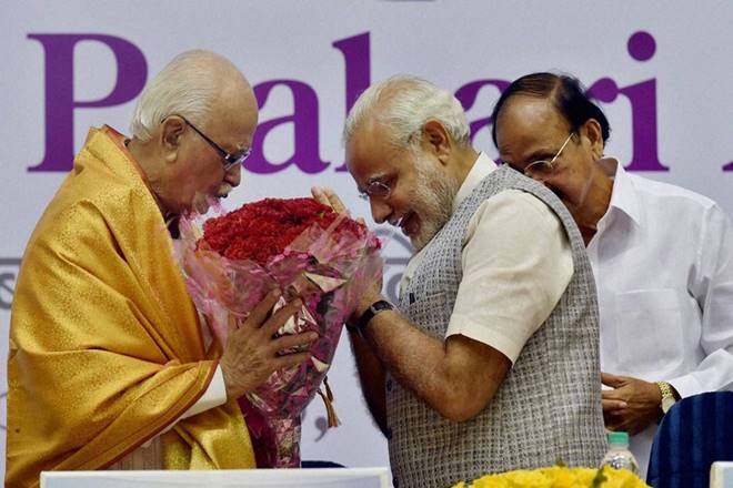 ರಾಷ್ಟ್ರಪತಿ ಹುದ್ದೆಗೆ ಅಡ್ವಾಣಿ ಹೆಸರು ಸೂಚಿಸಿದ ಪ್ರಧಾನಿ ಮೋದಿ