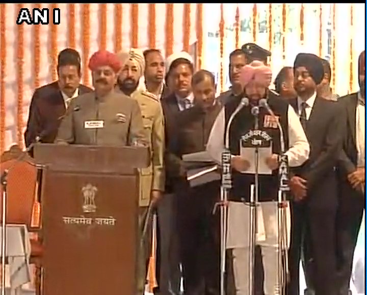 ಪಂಜಾಬ್ ಮುಖ್ಯಮಂತ್ರಿಯಾಗಿ ಅಮರೀಂದರ್ ಸಿಂಗ್  ಪ್ರಮಾಣ