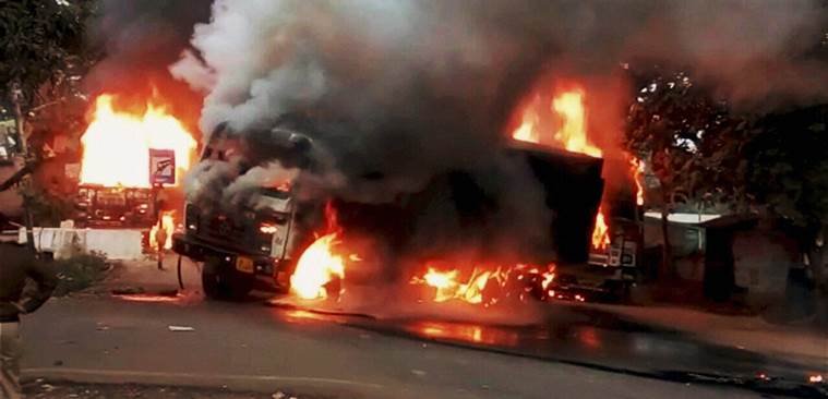 ಮುಂಬೈನಲ್ಲಿ ಪೊಲೀಸ್ ಠಾಣೆ ಧ್ವಂಸ