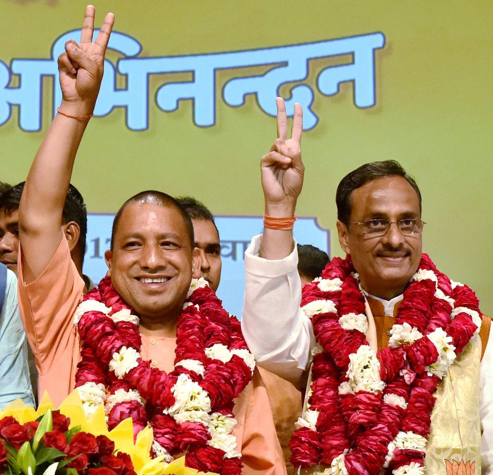 ಉ.ಪ್ರ. ಮುಖ್ಯಮಂತ್ರಿಯಾಗಿ ಆದಿತ್ಯನಾಥ್ ಆಯ್ಕೆ: ಪ್ರತಿಪಕ್ಷಗಳಿಂದ ತೀಕ್ಷ್ಣ ಪ್ರತಿಕ್ರಿಯೆ