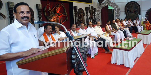 ಧರ್ಮ ಮತ್ತು ನಂಬಿಕೆ ಆಧಾರದಲ್ಲಿ ಭಾರತ ದೇಶ: ಕೇಂದ್ರ ಸಚಿವ ಡಿ.ವಿ.ಸದಾನಂದ ಗೌಡ