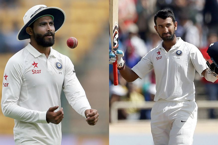 ಐಸಿಸಿ ಟೆಸ್ಟ್ ರ್ಯಾಂಕಿಂಗ್: ಅಗ್ರ ಸ್ಥಾನಕ್ಕೇರಿದ ಜಡೇಜ, ಪೂಜಾರಗೆ ಭಡ್ತಿ