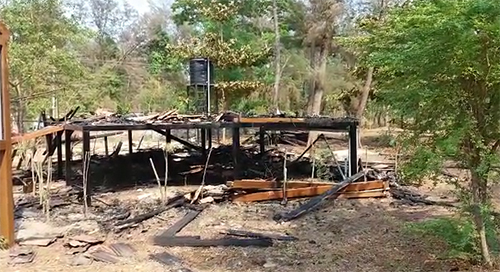 ತಣ್ಮೀರು ಬಾವಿ ಟ್ರೀ ಪಾರ್ಕ್‌ಗೆ ಬೆಂಕಿ: 7 ಲಕ್ಷ ರೂ. ಮೌಲ್ಯದ ಸೊತ್ತು ಬೆಂಕಿಗಾಹುತಿ