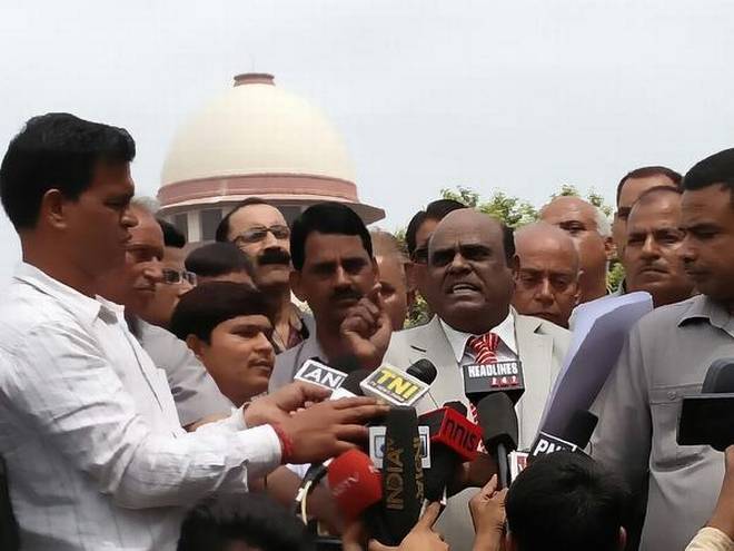 ನನ್ನನ್ನು ಬಂಧಿಸಿ, ಜೈಲಿಗೆ ಹಾಕಿ; ಸುಪ್ರೀಂಗೆ ಹೈಕೋರ್ಟ್‌ ಜಡ್ಜ್‌ ನ್ಯಾ.ಕರ್ಣನ್‌ ಸವಾಲು