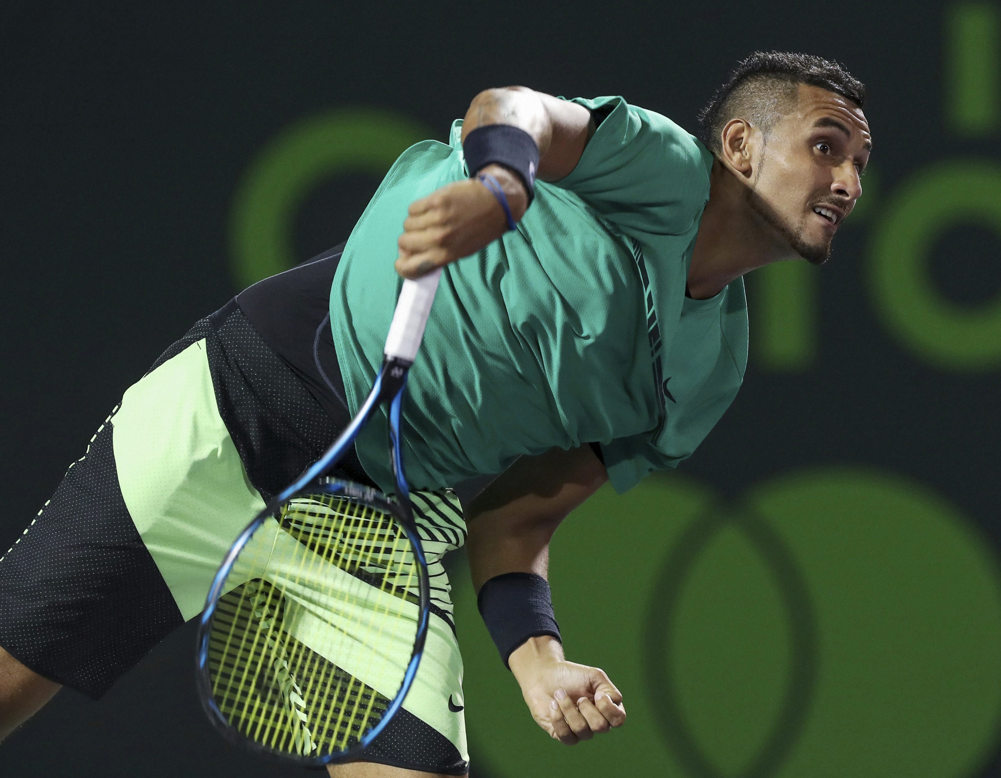 ಮಿಯಾಮಿ ಓಪನ್: ಫೆಡರರ್, ಕಿರ್ಗಿಯೊಸ್ ಸೆಮಿಫೈನಲ್‌ಗೆ