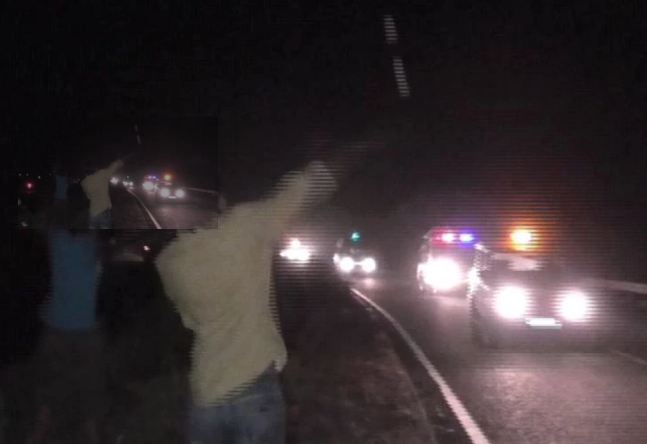 ಅಮಿತ್ ಶಾ ವಾಹನದ ಮೇಲೆ ಮೊಟ್ಟೆಗಳನ್ನು ಎಸೆದ ಪಟೇಲ್ ಪ್ರತಿಭಟನಾಕಾರರು