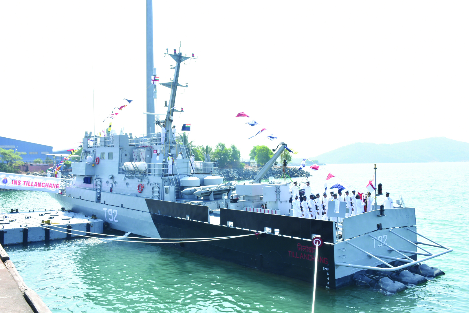 ಸ್ವದೇಶಿ ನಿರ್ಮಿತ ತಿಲ್ಲಾಂಚಾಂಗ್ ನೌಕಾಪಡೆಗೆ ಸೇರ್ಪಡೆ