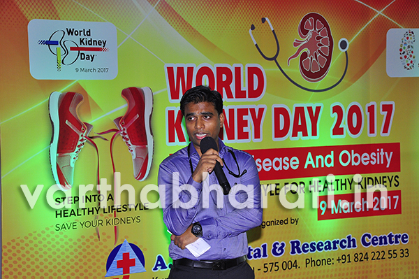 ಮಂಗಳೂರು: ಎ.ಜೆ. ಆಸ್ಪತ್ರೆಯಲ್ಲಿ ವಿಶ್ವಕಿಡ್ನಿ ದಿನಾಚರಣೆ,