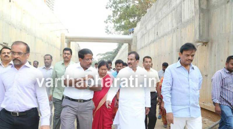 ಕಾಮಗಾರಿ ಪೂರ್ಣಗೊಳಿಸಲು ಅಧಿಕಾರಿಗಳಿಗೆ ಜಾರ್ಜ್ ತಾಕೀತು