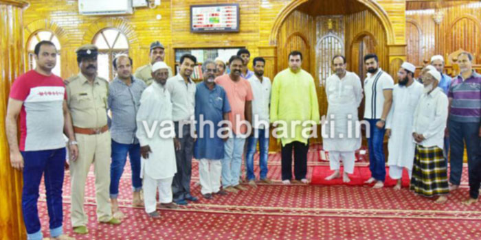 ನವೀಕೃತ ಉದ್ಯಾವರ ಮಸೀದಿಗೆ ಸಚಿವರ ಭೇಟಿ