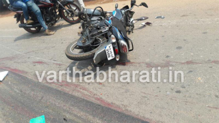 ​ಬೈಕ್‌ಗೆ ಲಾರಿ ಢಿಕ್ಕಿ: ಯುವತಿ ಮೃತ್ಯು