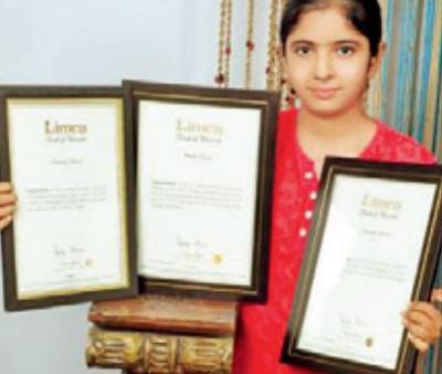 ಒಂದೇ ವರ್ಷದಲ್ಲಿ 13 ಹೊಸ ದಾಖಲೆಗಳ ಒಡತಿಯಾದಳು ಕಾನ್ಪುರದ ‘ಕ್ಯಾಲ್ಕುಲೇಟರ್ ಗರ್ಲ್ ’