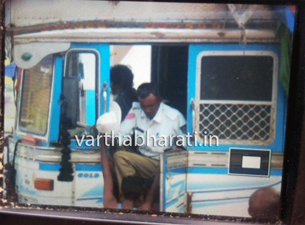 ಅಪಘಾತ ಎಸಗಿ ಪರಾರಿಯಾಗಲೆತ್ನಿಸಿದ ಲಾರಿಯನ್ನು ಬೆನ್ನಟ್ಟಿ ಹಿಡಿದ ಸಂಚಾರ ನಿಯಂತ್ರಕ